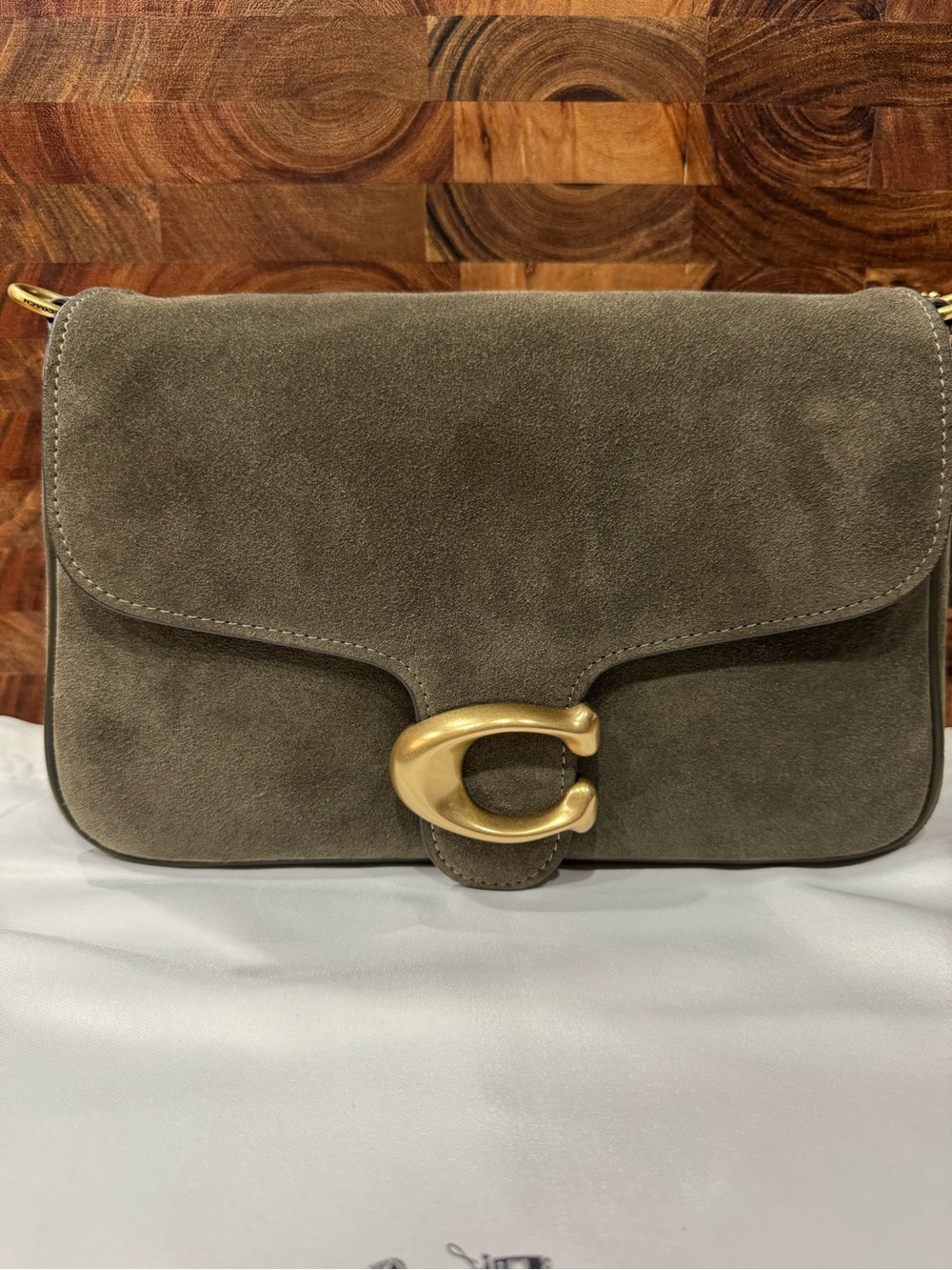 Coach Olive Suede soft Tabby - Picture 2 of 12